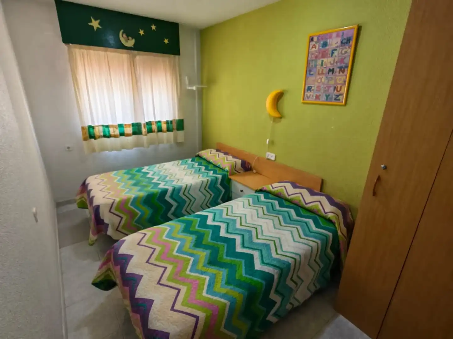 Bedroom of Flat for rent in Murcia  with Furnished, Washing machine and Balcony