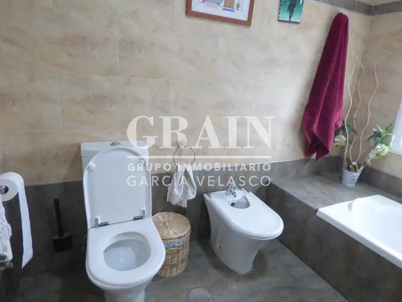 Bathroom of Houses for sale in Albacete  with Heating, Private garden and Storage room