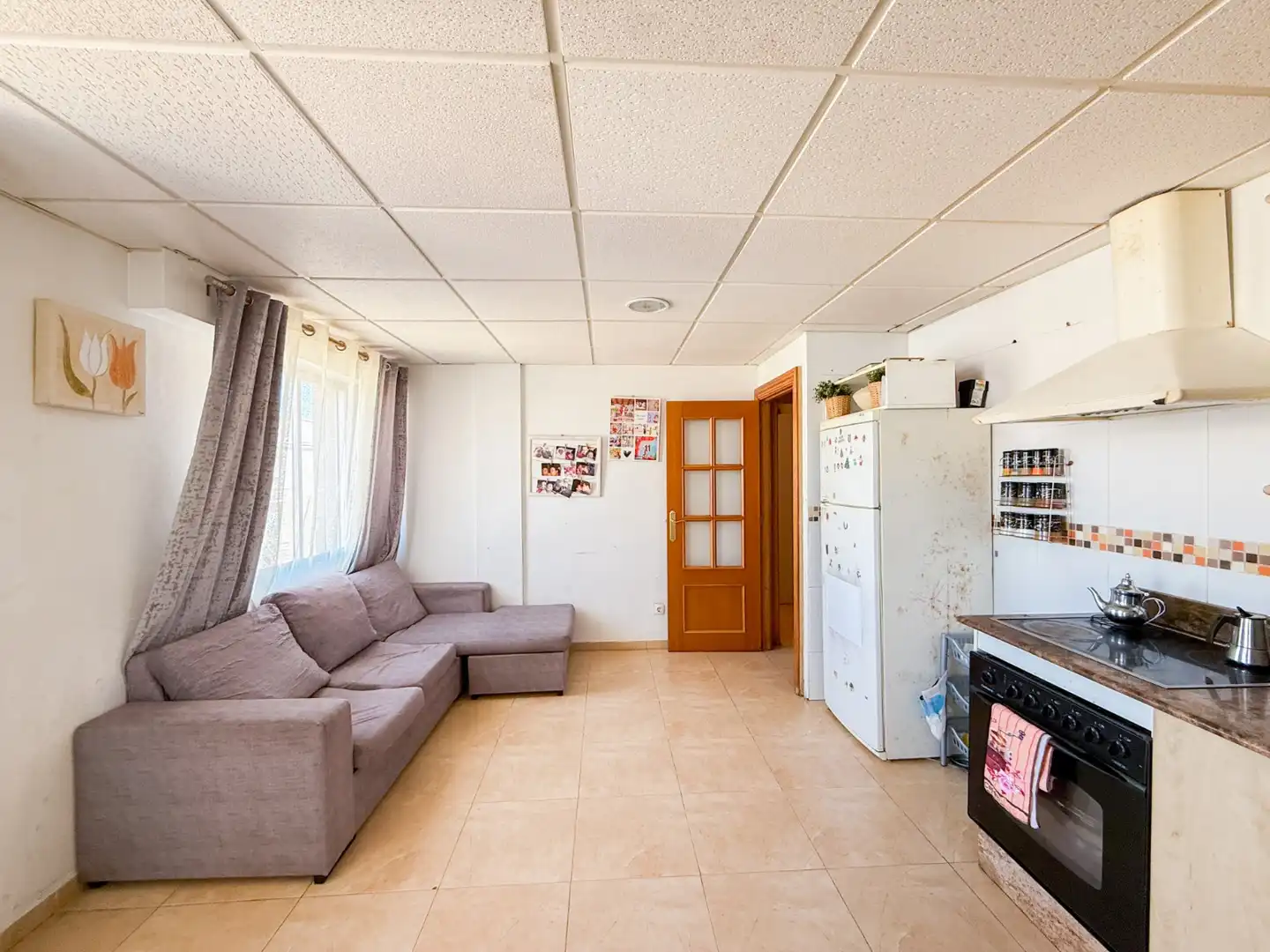 Wohnzimmer von Wohnungen zum Verkauf in Águilas mit Klimaanlage, Möbliert und Ofen