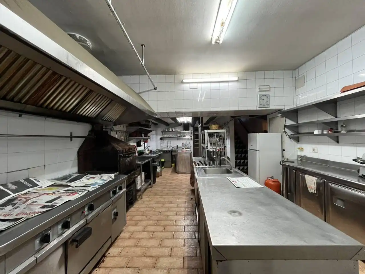 Kitchen of Houses for sale in Sant Martí Sarroca  with Air Conditioner, Heating and Private garden