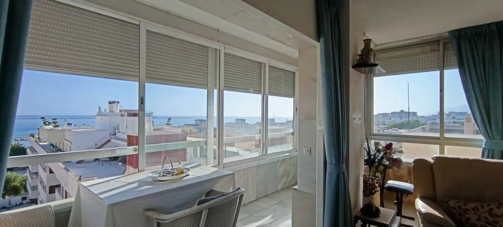Schlafzimmer von Wohnung zum Verkauf in Marbella mit Terrasse, Möbliert und Gemeinschaftspool