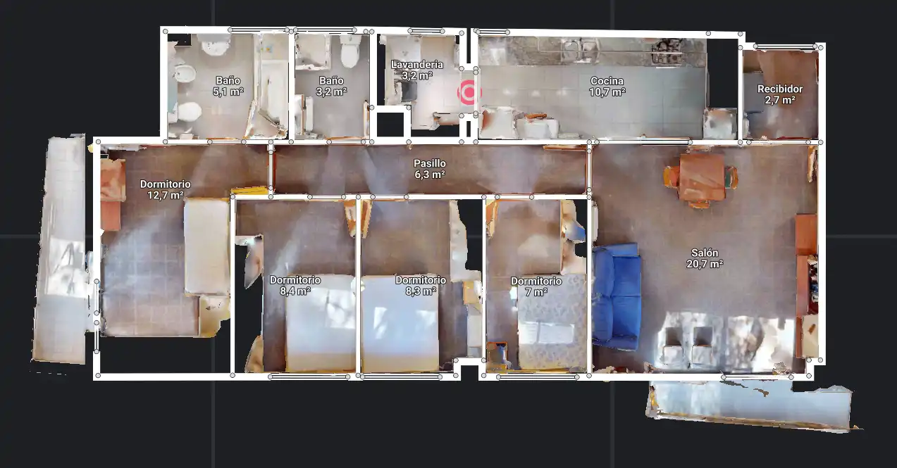 Wohnung zum Verkauf in Barcelona mit Heizung und Balkon