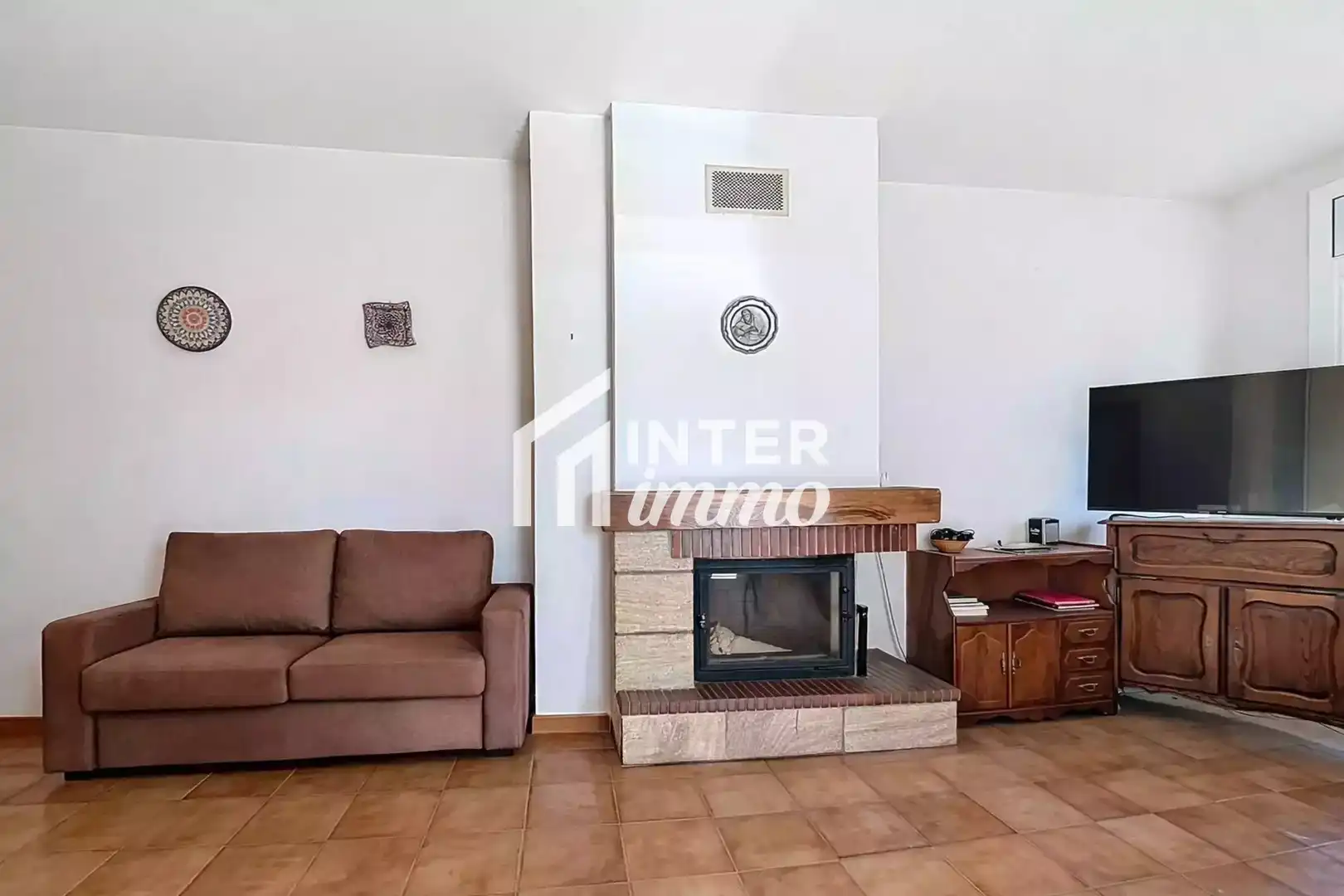 Sala de estar de Apartamento en venta en Roses con Aire acondicionado, Terraza y Amueblado