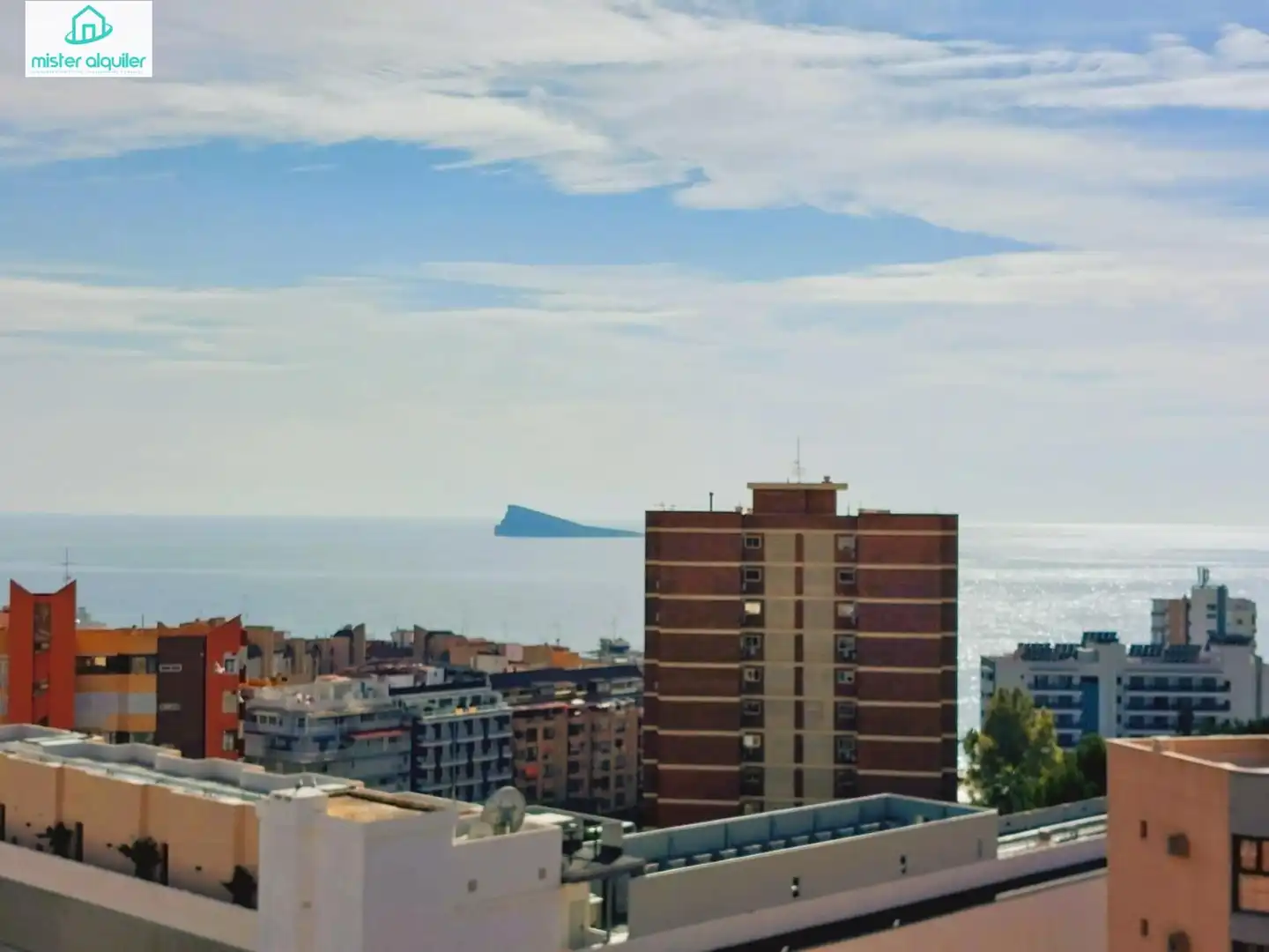 Exterior view of Apartments for rent in Benidorm  with Air Conditioner, Heating and Private garden