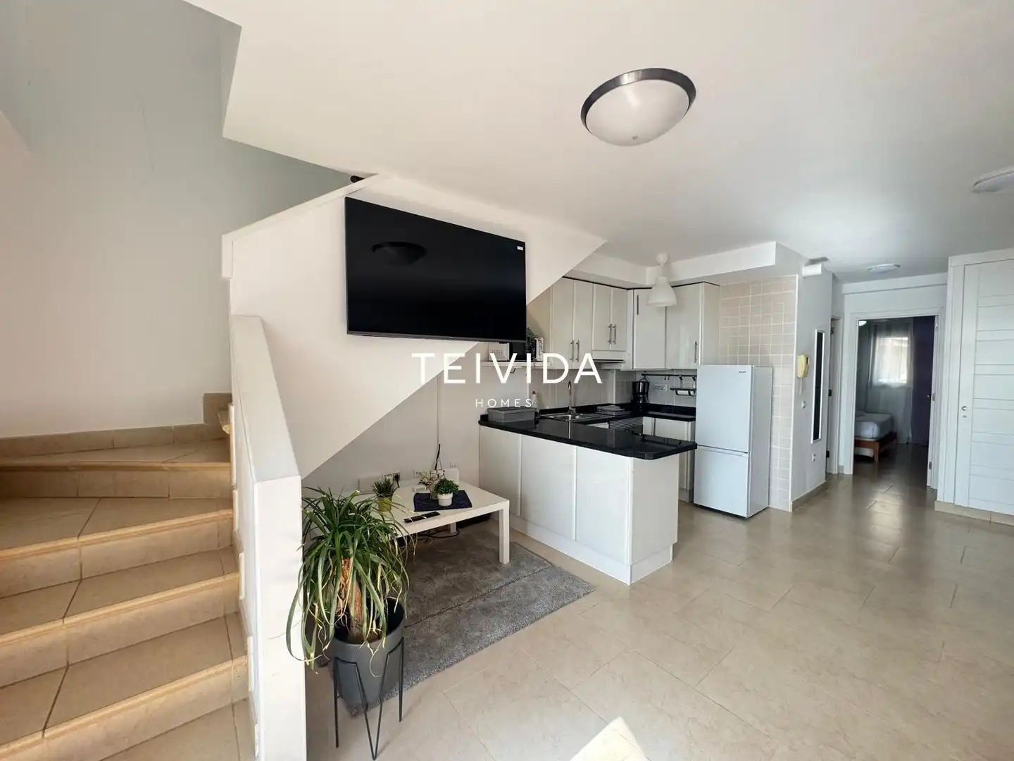 Kitchen of Attic for rent in Arona  with Terrace, Swimming Pool and Furnished