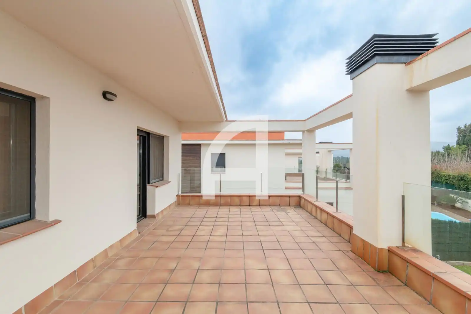 Terraza de Casa o chalet en venta en Sant Julià de Ramis con Aire acondicionado, Calefacción y Jardín privado