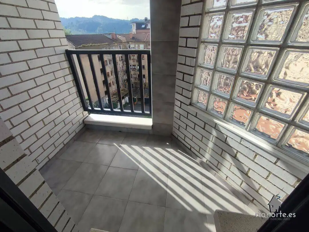 Balcony of Flat for sale in Langreo  with Heating, Terrace and Storage room