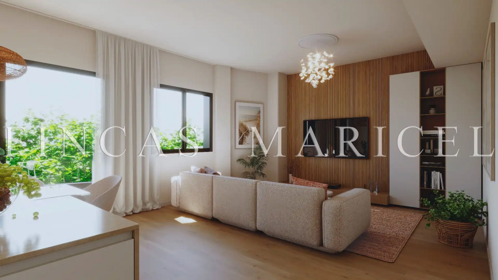 Living room of Flat for sale in Sitges  with Air Conditioner, Heating and Terrace