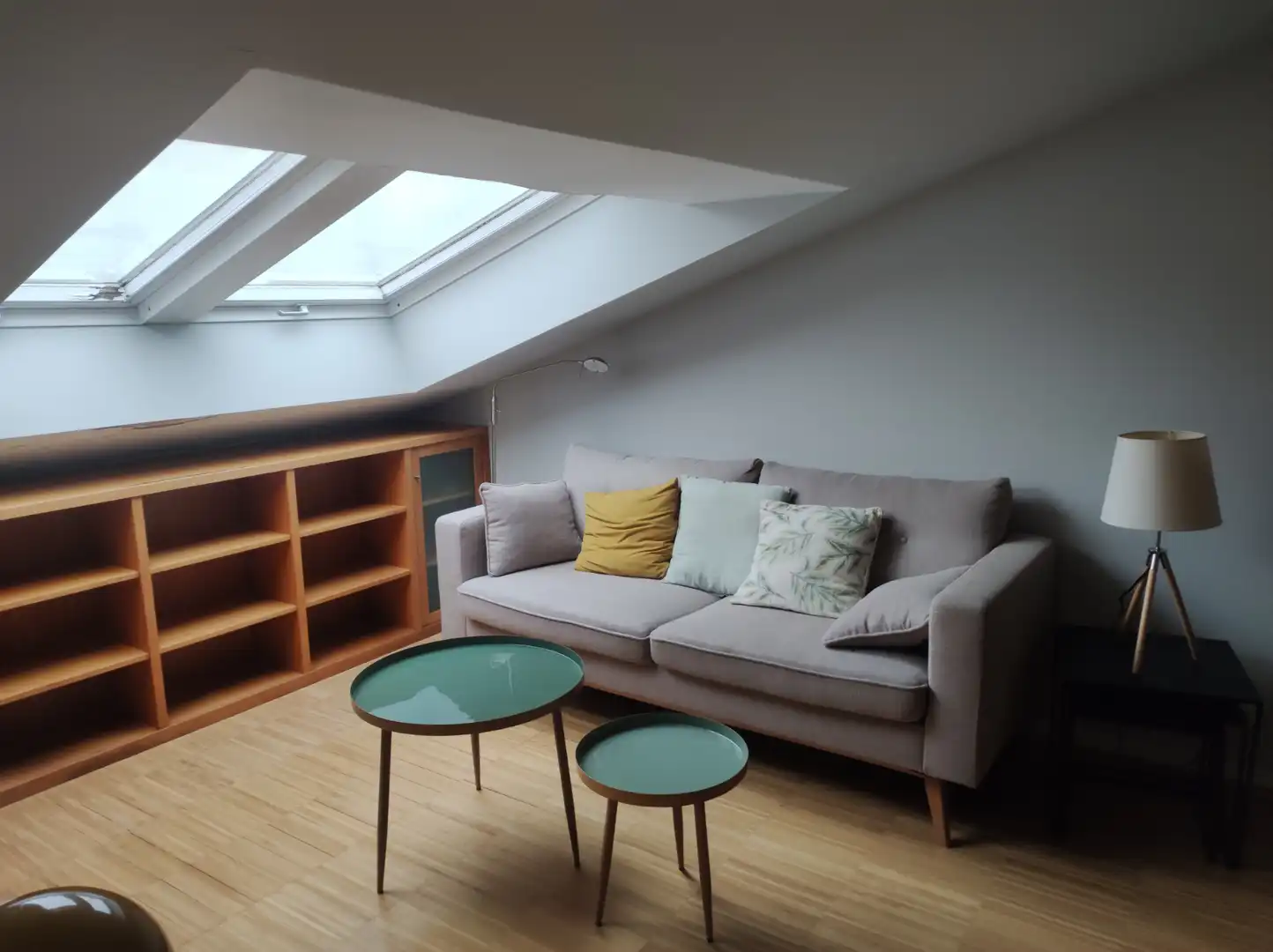 Wohnzimmer von Wohnungen zur Miete in A Coruña Capital  mit Heizung, Parkett und Möbliert