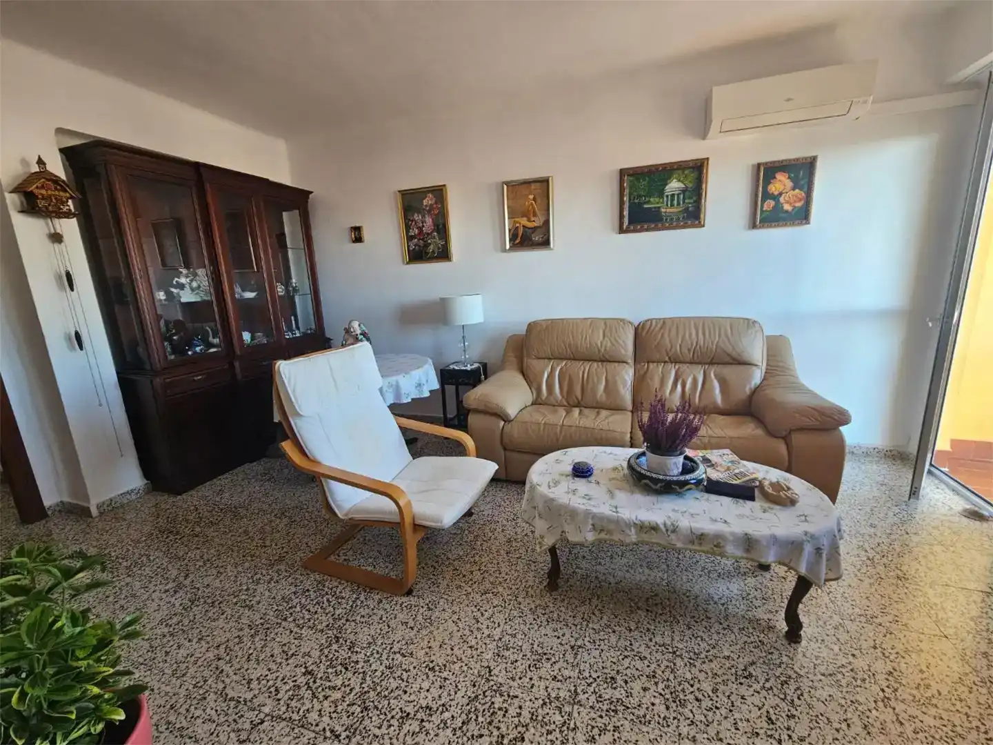 Wohnzimmer von Wohnung zum Verkauf in Málaga Capital mit Klimaanlage und Balkon