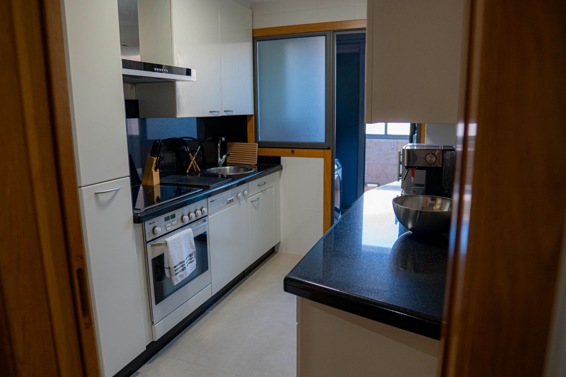 Cuina de Apartament en venda en A Illa de Arousa  amb Calefacció, Jardí privat i Parquet