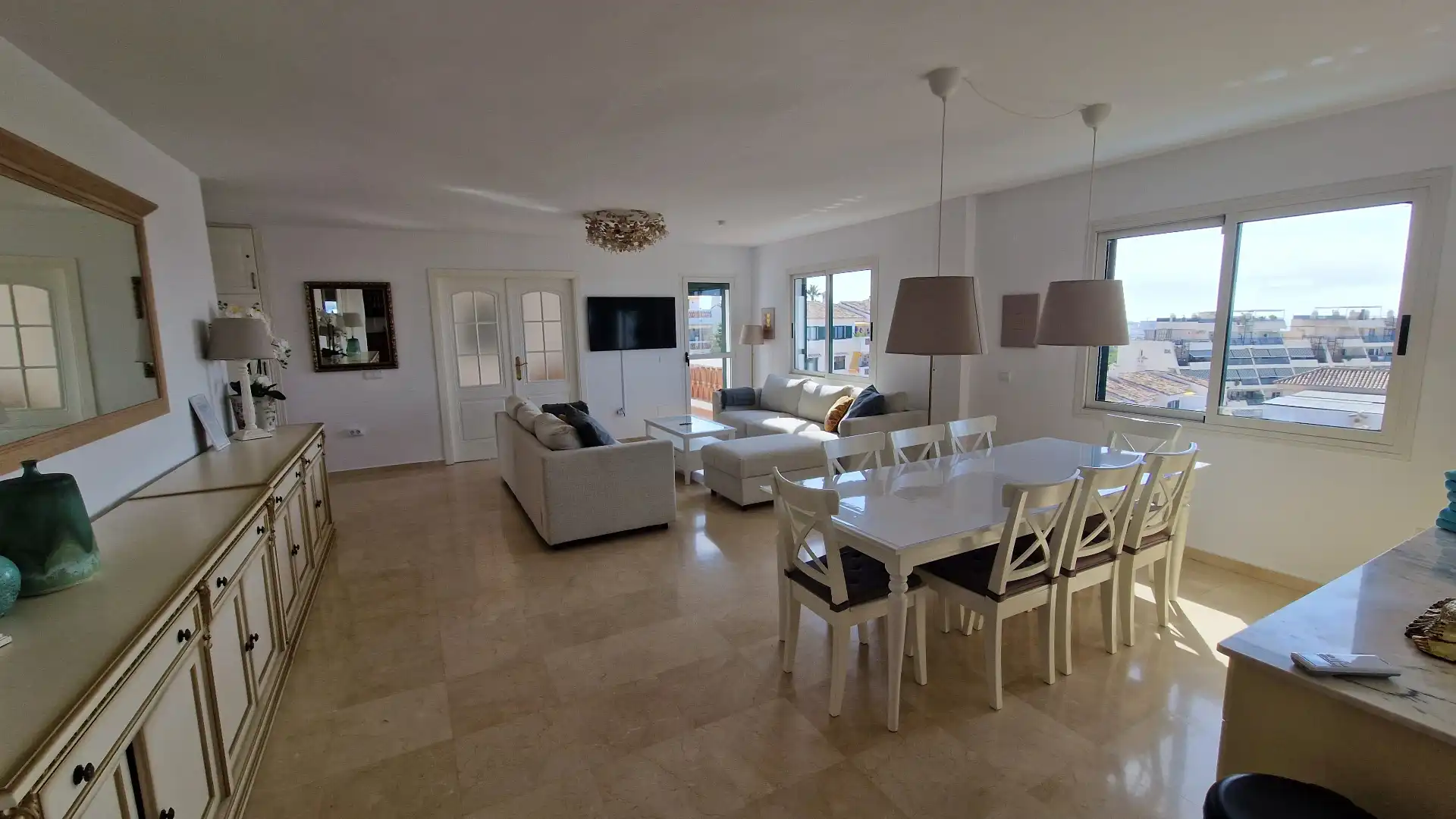 Dining room of Attic for sale in Benalmádena  with Air Conditioner, Heating and Terrace