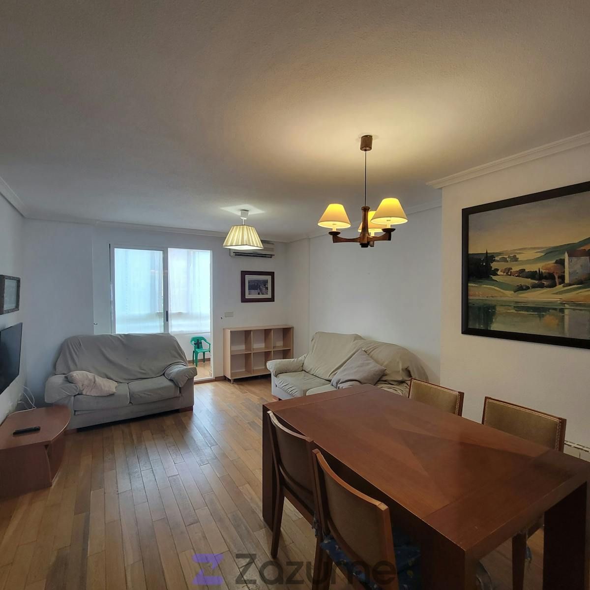 Living room of Flat to rent in Alicante / Alacant  with Air Conditioner, Heating and Private garden