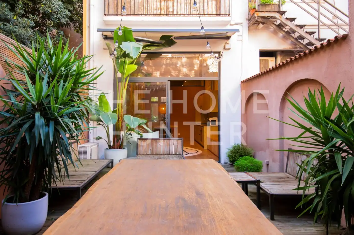 Terrasse von Wohnung zum Verkauf in Barcelona mit Heizung, Privatgarten und Terrasse