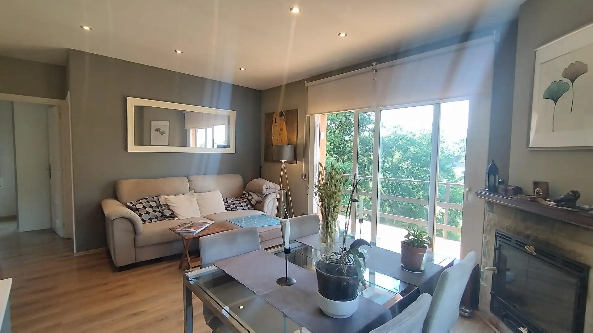 Wohnzimmer von Haus oder Chalet zum Verkauf in Santa Maria de Palautordera mit Heizung und Balkon