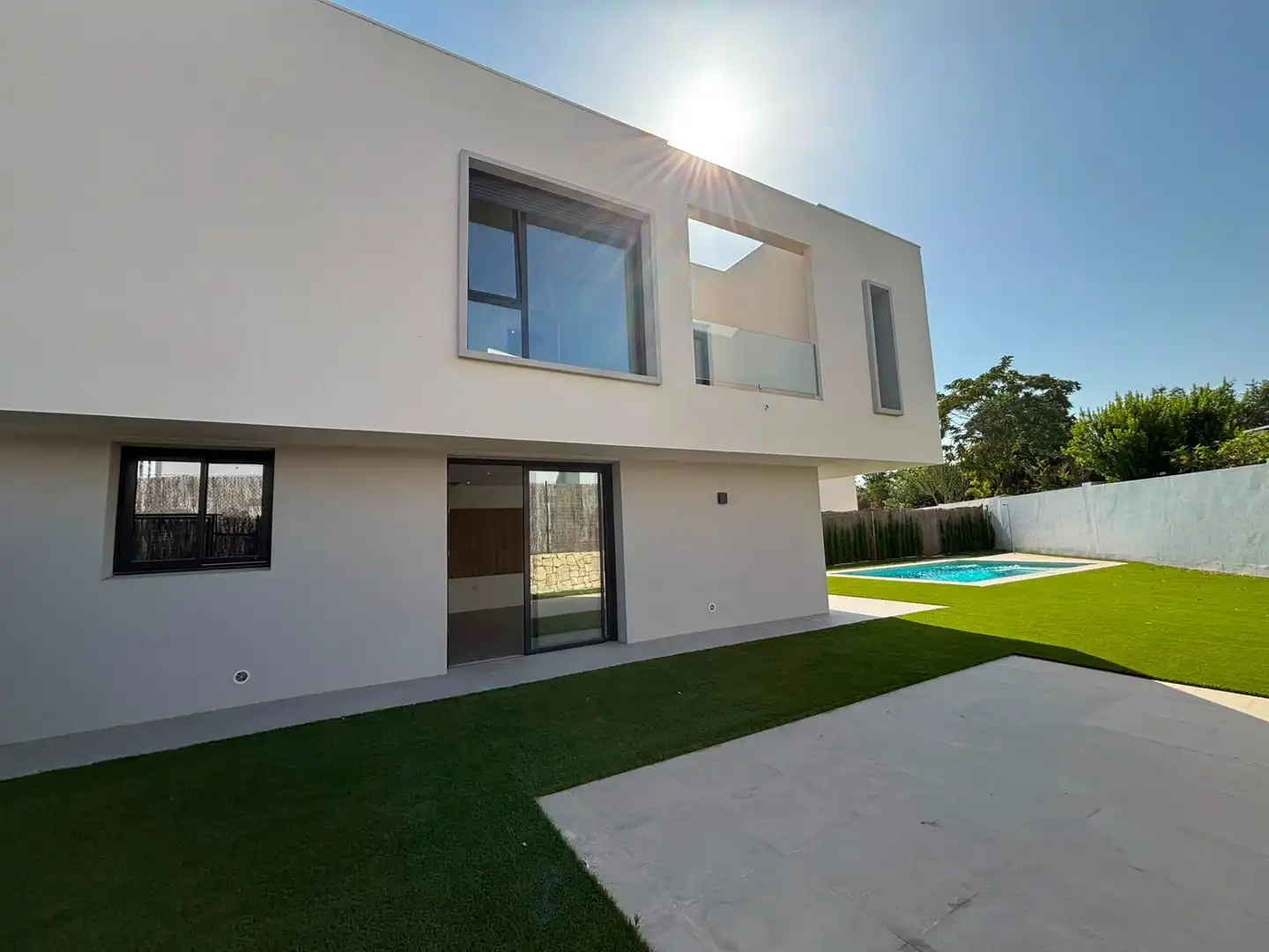 Vista exterior de Casa o chalet en venta en Sant Joan d'Alacant con Aire acondicionado y Piscina