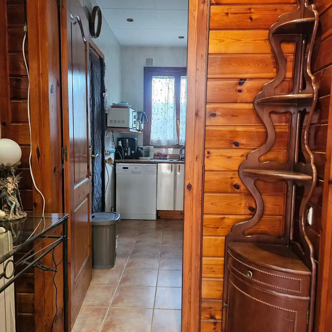 Cuina de Casa o xalet en venda en Vallirana amb Aire condicionat, Calefacció i Jardí privat