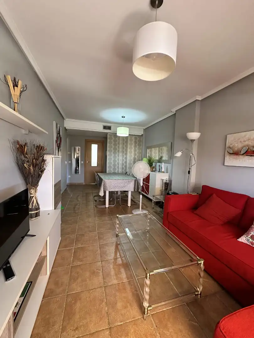 Sala d'estar de Apartament en venda en Vera amb Aire condicionat, Calefacció i Jardí privat