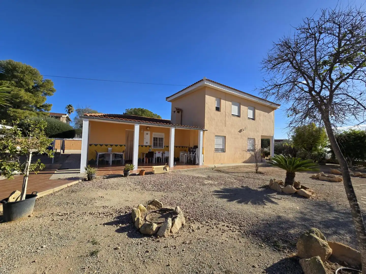 Exterior view of Houses for sale in San Vicente del Raspeig / Sant Vicent del Raspeig  with Air Conditioner, Private garden and Terrace