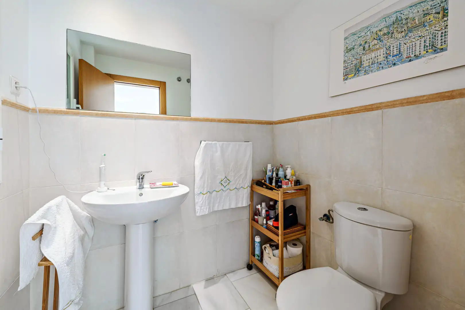 Bany de Casa adosada en venda en Benalmádena amb Aire condicionat, Jardí privat i Terrassa