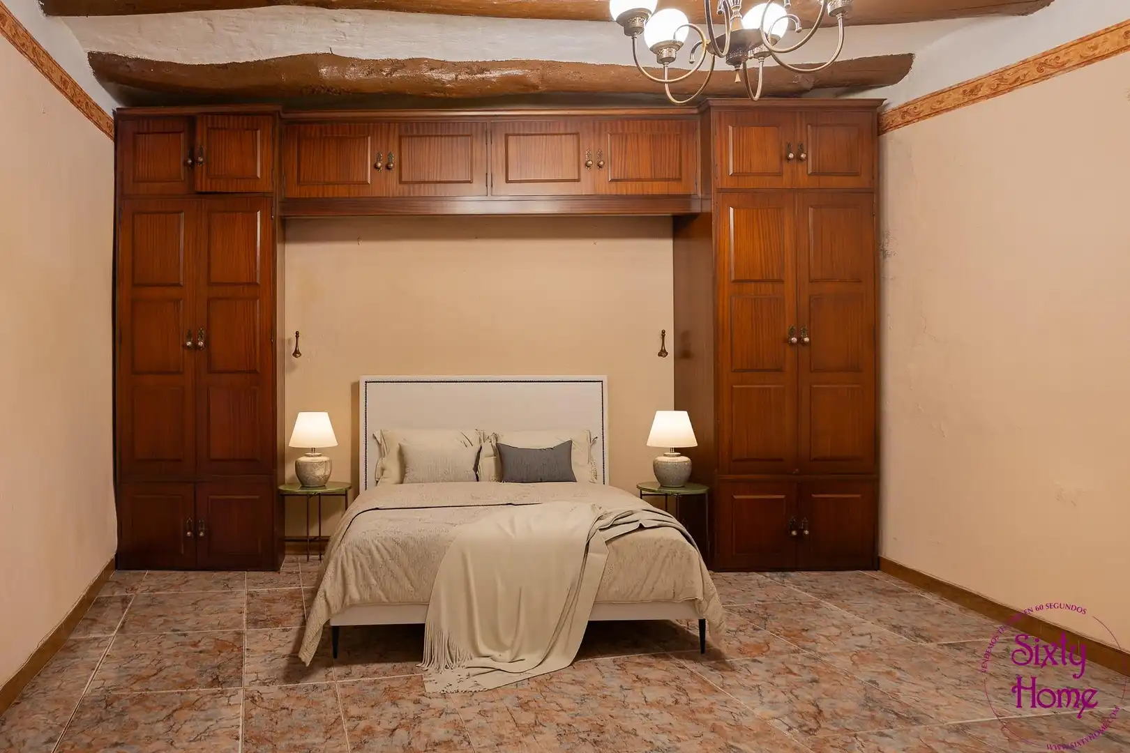 Bedroom of Houses for sale in Andorra (Teruel)  with Storage room, Furnished and Balcony