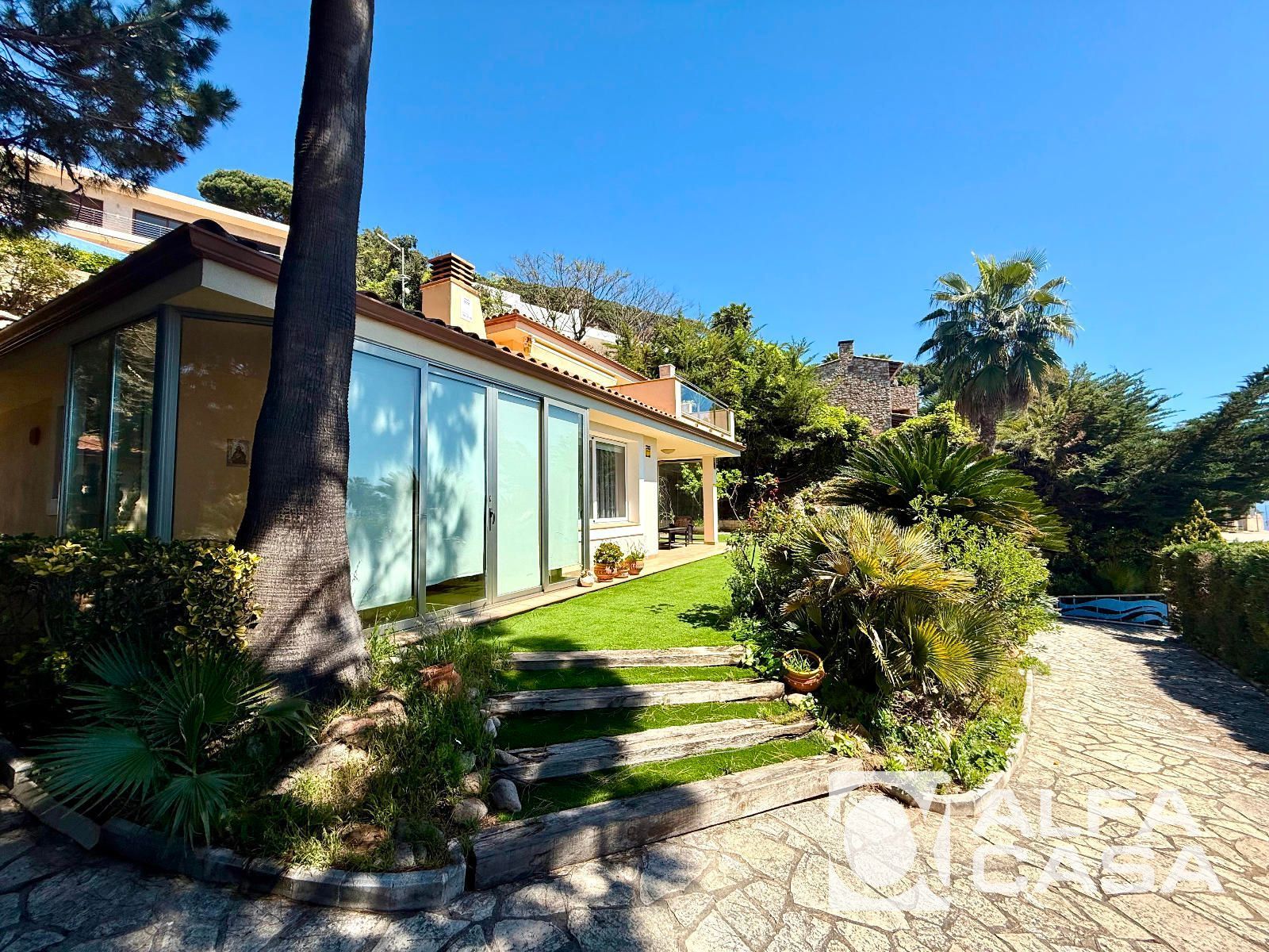Jardí de Casa o xalet de lloguer en Blanes amb Aire condicionat, Calefacció i Traster