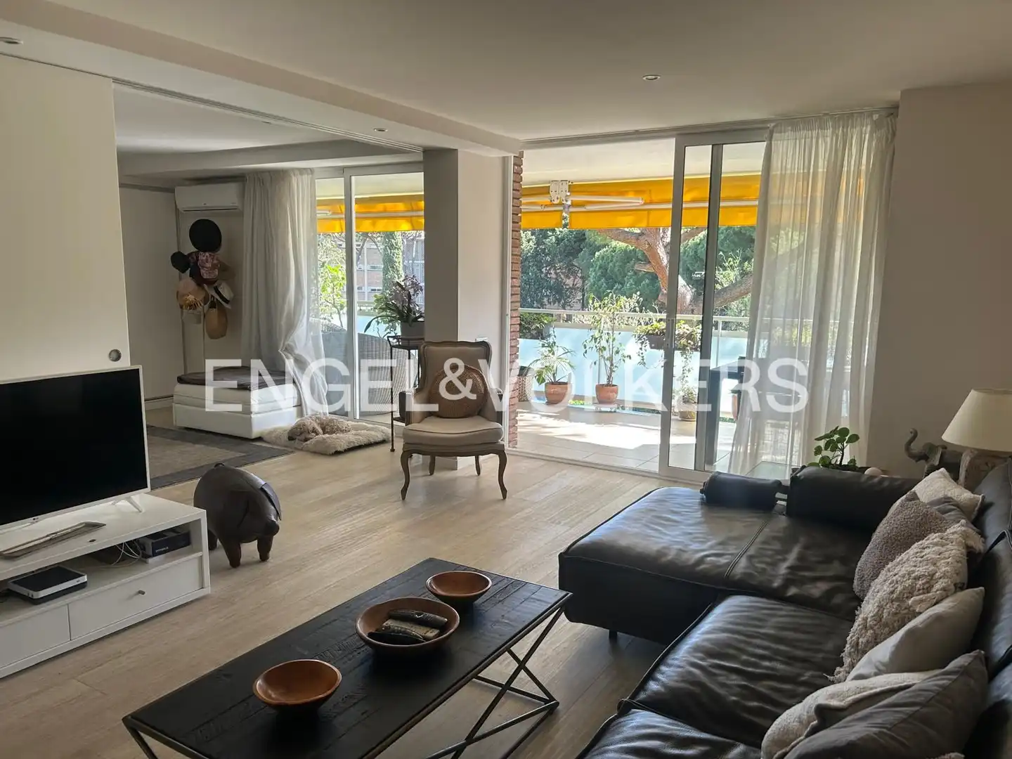 Wohnzimmer von Wohnung zur Miete in Gavà mit Klimaanlage, Heizung und Schwimmbad