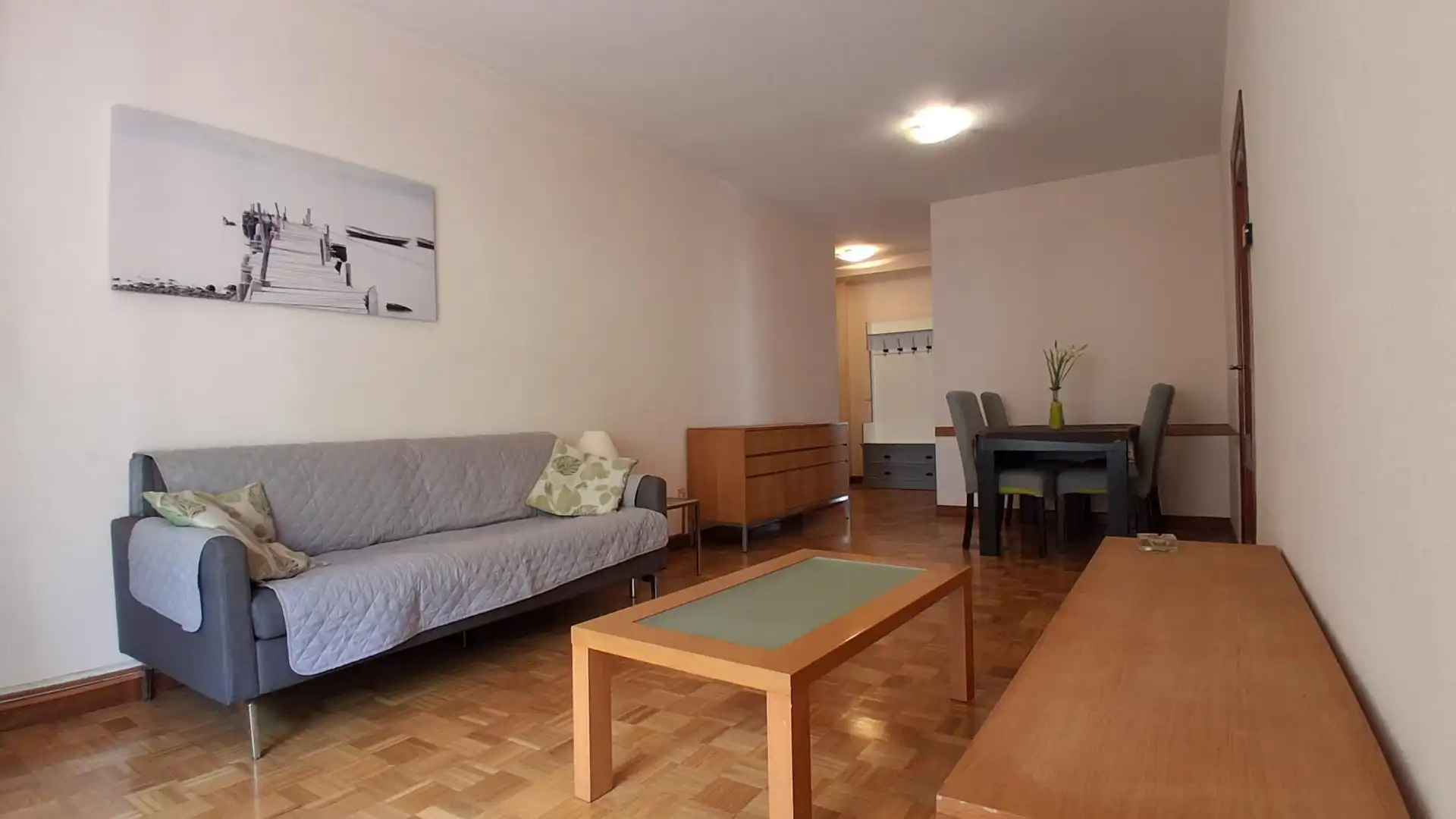 Sala d'estar de Pis en venda en Barañáin / Barañain amb Calefacció i Terrassa