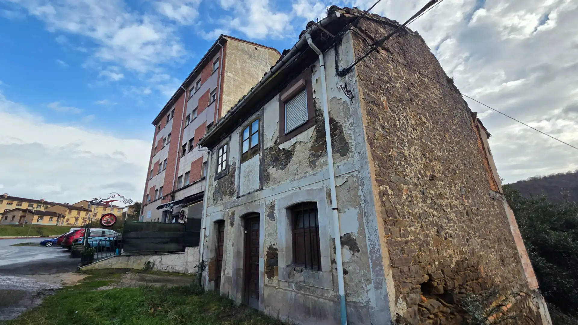 Vista exterior de Casa o chalet en venta en Langreo con Jardín privado