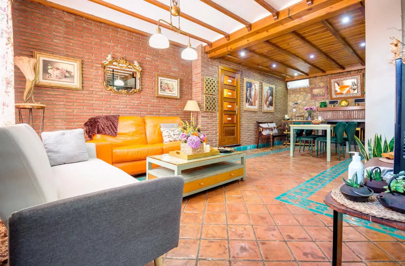 Sala de estar de Casa o chalet de alquiler en Padul con Calefacción, Jardín privado y Terraza