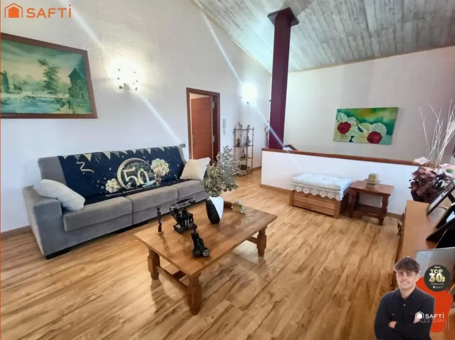 Living room of Houses for sale in Mataró  with Air Conditioner, Terrace and Balcony