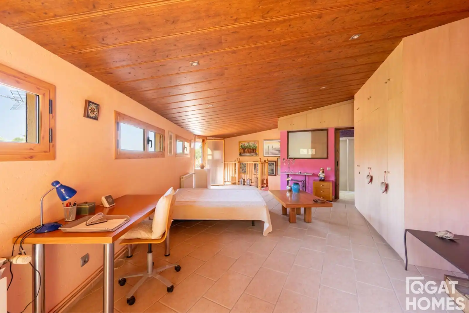 Bedroom of Houses for sale in Sant Cugat del Vallès  with Air Conditioner, Heating and Terrace