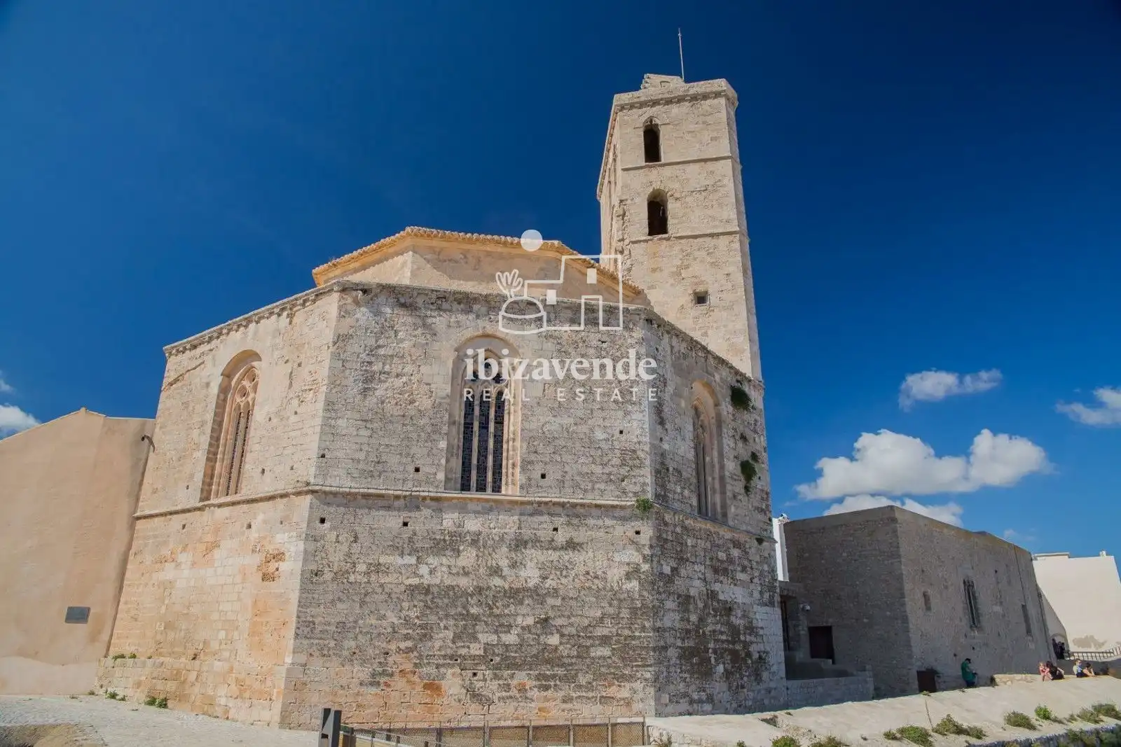 Vista exterior de Pis de lloguer en Eivissa amb Aire condicionat, Terrassa i Moblat