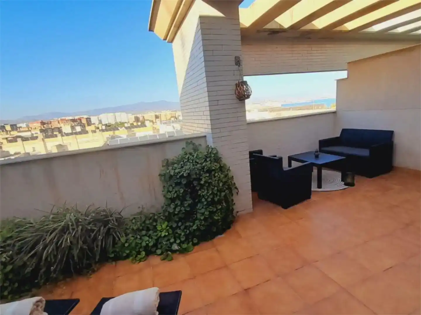 Terrasse von Wohnung zur Miete in Málaga Capital mit Klimaanlage, Schwimmbad und Balkon
