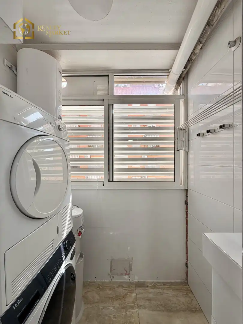 Balcony of Flat for sale in Valencia  with Private garden, Furnished and Washing machine