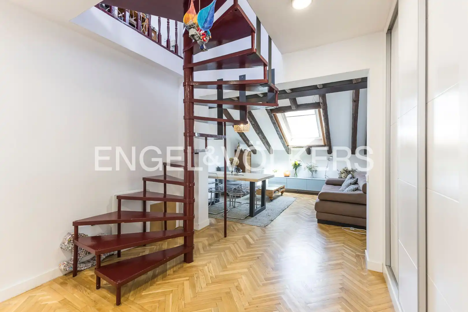 Wohnzimmer von Wohnung zum Verkauf in Madrid mit Klimaanlage und Heizung