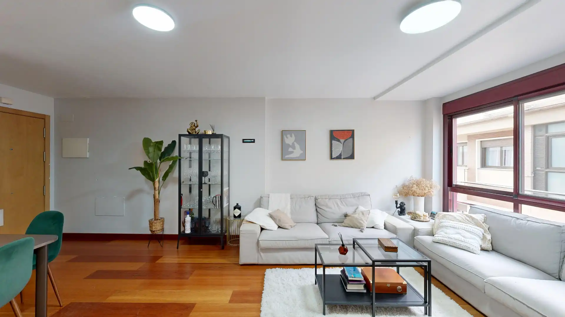 Sala de estar de Ático en venta en Murcia con Aire acondicionado, Parquet y Terraza