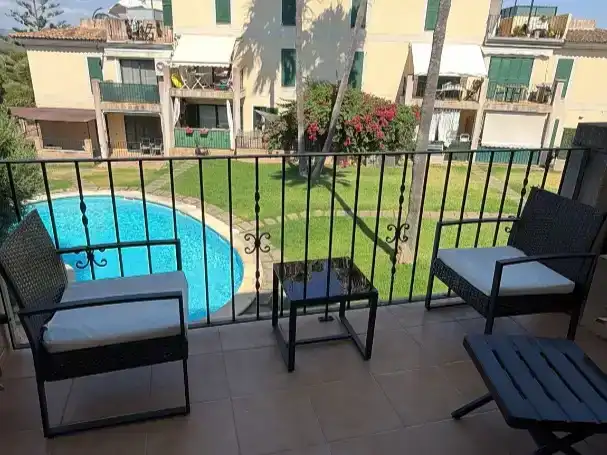 Terrace of Flat for sale in Llucmajor  with Air Conditioner, Swimming Pool and Balcony
