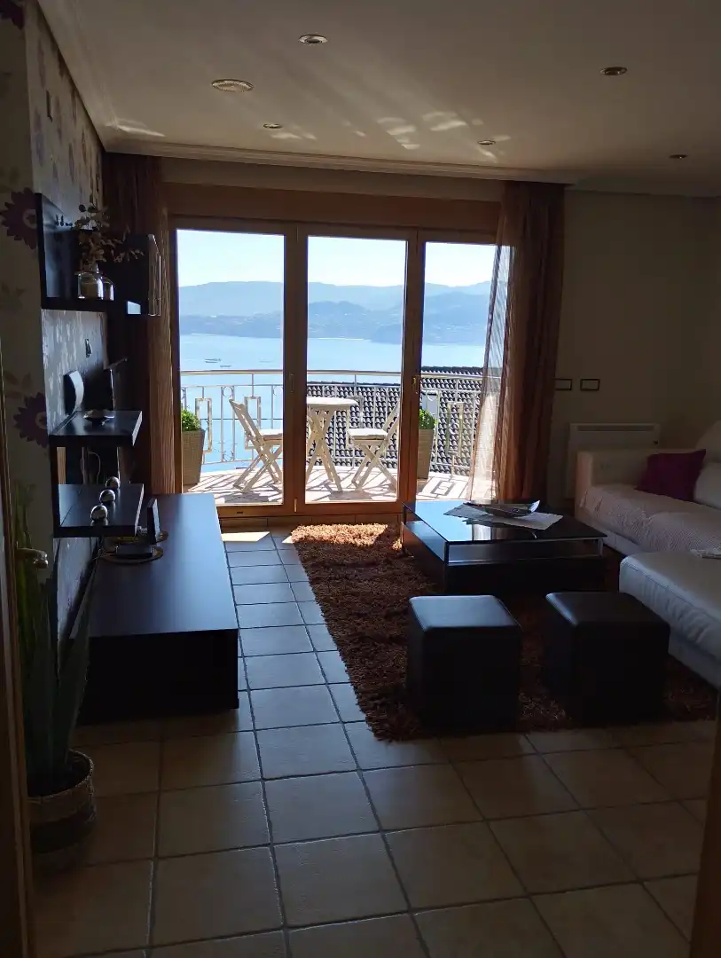 Living room of Houses for rent in Sanxenxo  with Air Conditioner, Private garden and Terrace