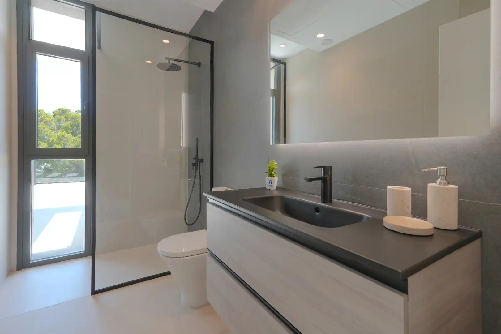 Baño de Casa o chalet en venta en Teulada con Aire acondicionado, Calefacción y Jardín privado