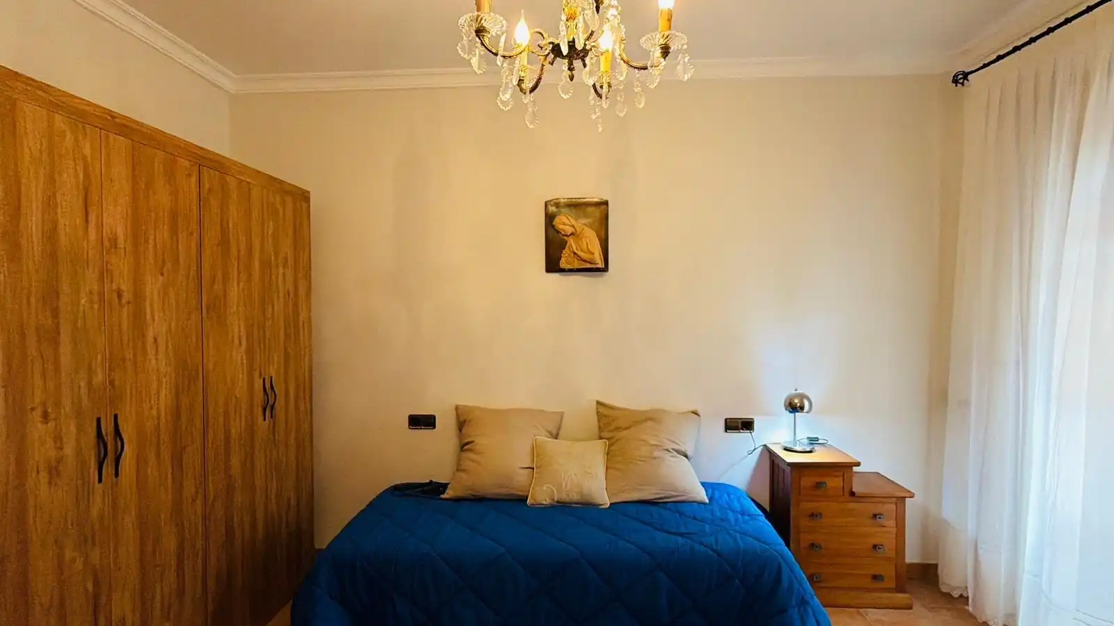 Bedroom of Houses for sale in La Granja de la Costera  with Air Conditioner