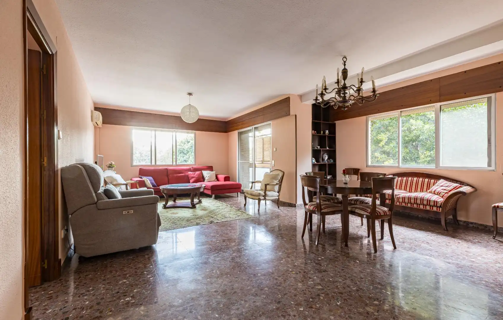 Living room of Flat for sale in Murcia  with Air Conditioner, Heating and Terrace