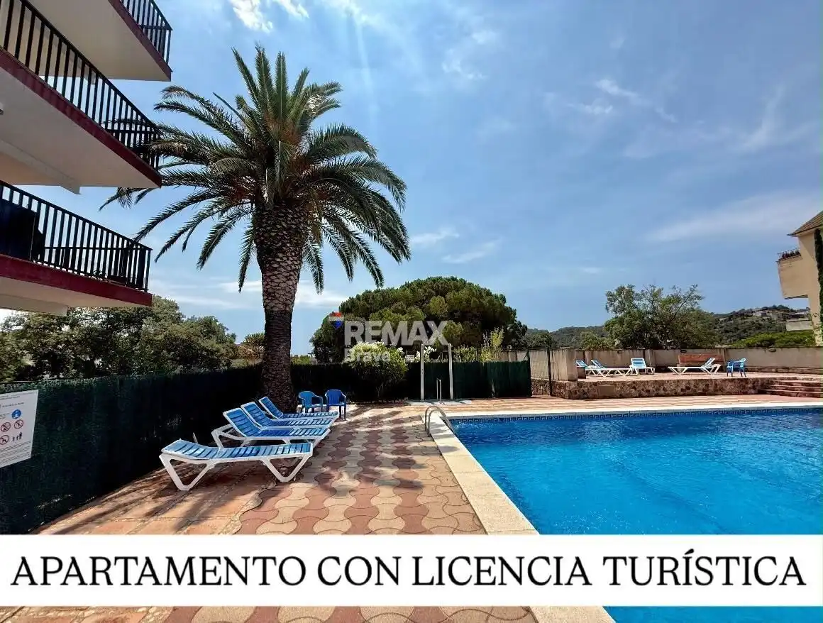 Piscina de Apartament en venda en Tossa de Mar amb Jardí privat, Balcó i Piscina comunitària