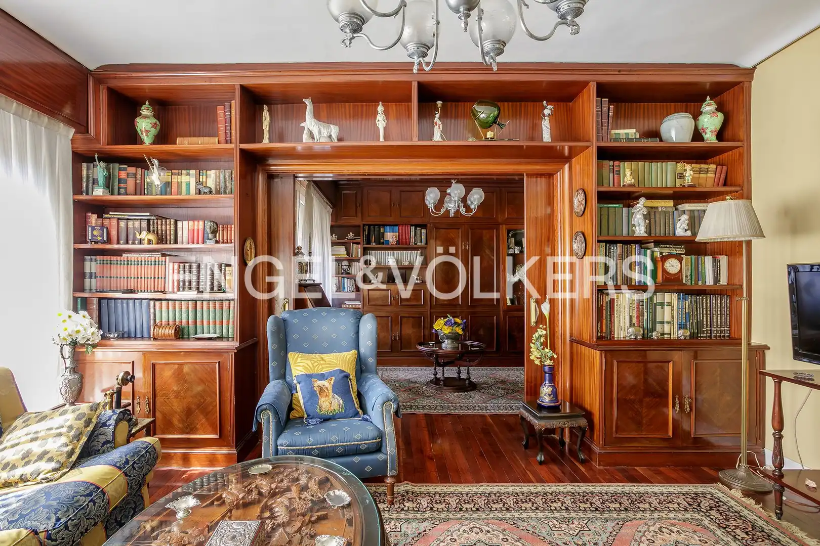 Sala d'estar de Pis en venda en Getxo  amb Calefacció, Parquet i Terrassa