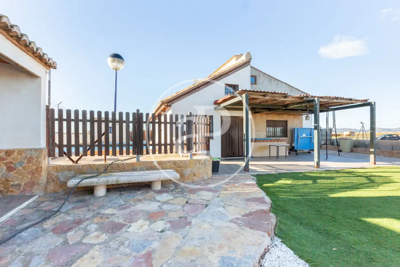 Terraza de Casa o chalet en venta en Foios con Aire acondicionado, Calefacción y Jardín privado