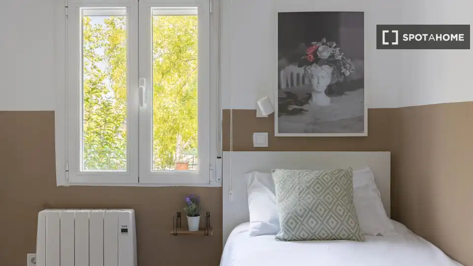 Habitación de Piso de alquiler en Getafe con Aire acondicionado, Calefacción y Amueblado