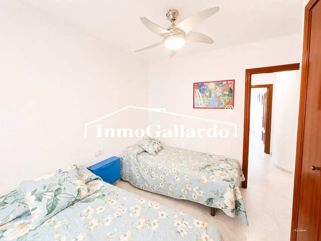 Schlafzimmer von Wohnung zur Miete in Rincón de la Victoria mit Balkon