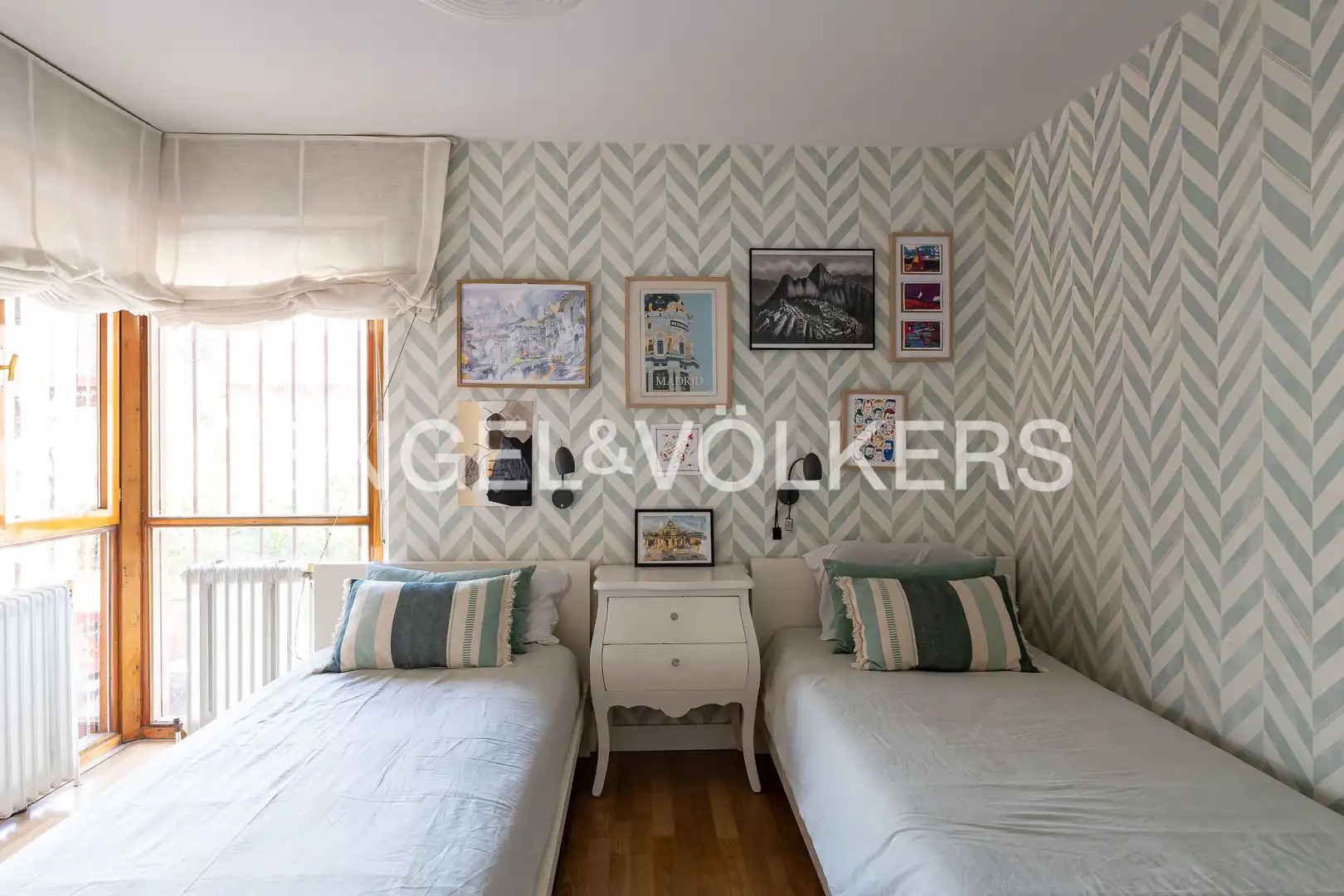 Bedroom of Country homes for rent in Madrid  with Air Conditioner, Heating and Private garden