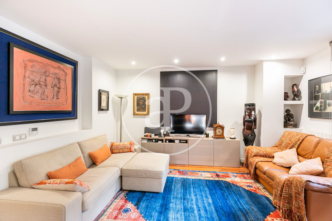 Living room of Flat for sale in  Barcelona Capital  with Air Conditioner, Heating and Terrace