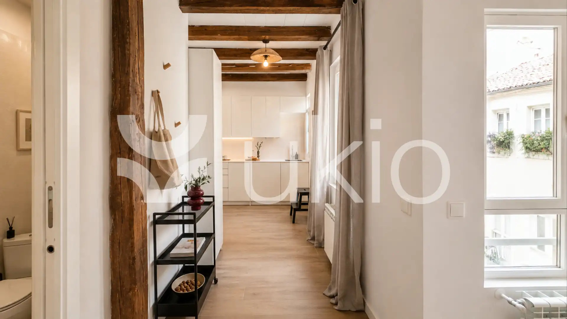 Kitchen of Apartments for rent in Madrid  with Air Conditioner, Heating and Furnished